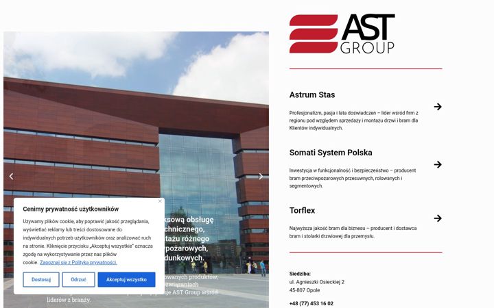 Screenshot von astgrupa.pl