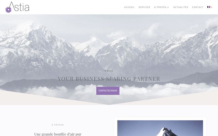 Screenshot of astia.swiss