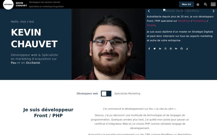 Screenshot του astianax.fr