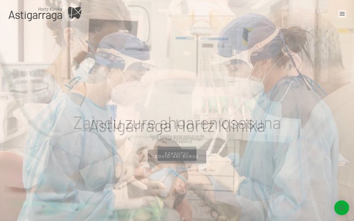 Screenshot of astigarragahortzklinika.com