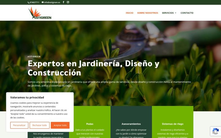 Screenshot of astigreen.es