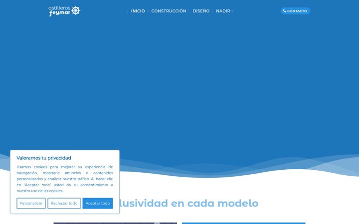 Screenshot of astillerosfeymar.com