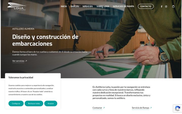 Screenshot of astillerosloha.com