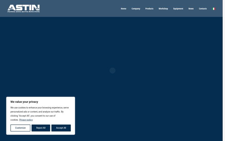 Screenshot of astin.it