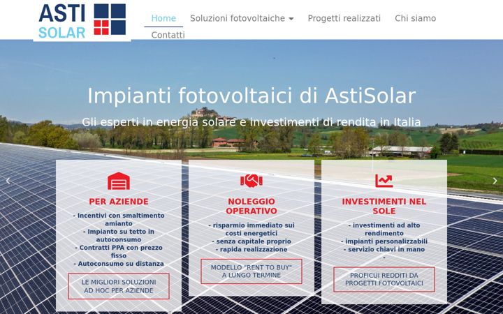 Screenshot of astisolar.com