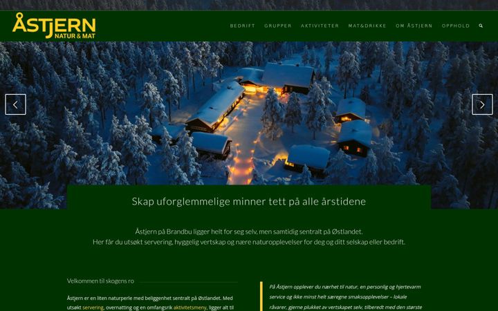 Screenshot stránky astjern.no