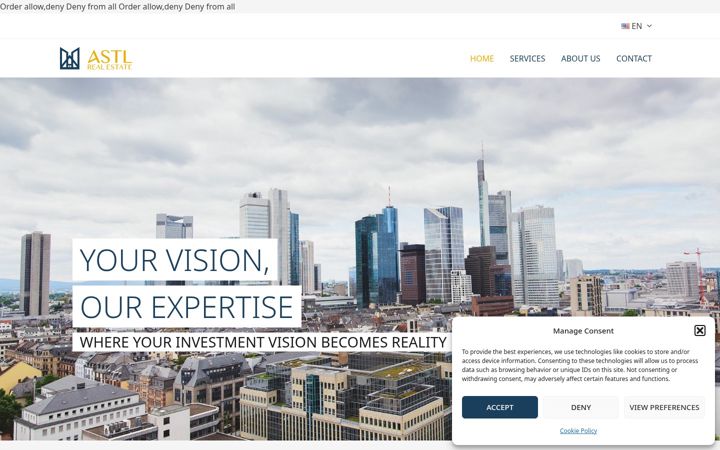 Zrzut ekranu astl-realestate.com