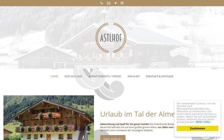 Screenshot of astlhof.com