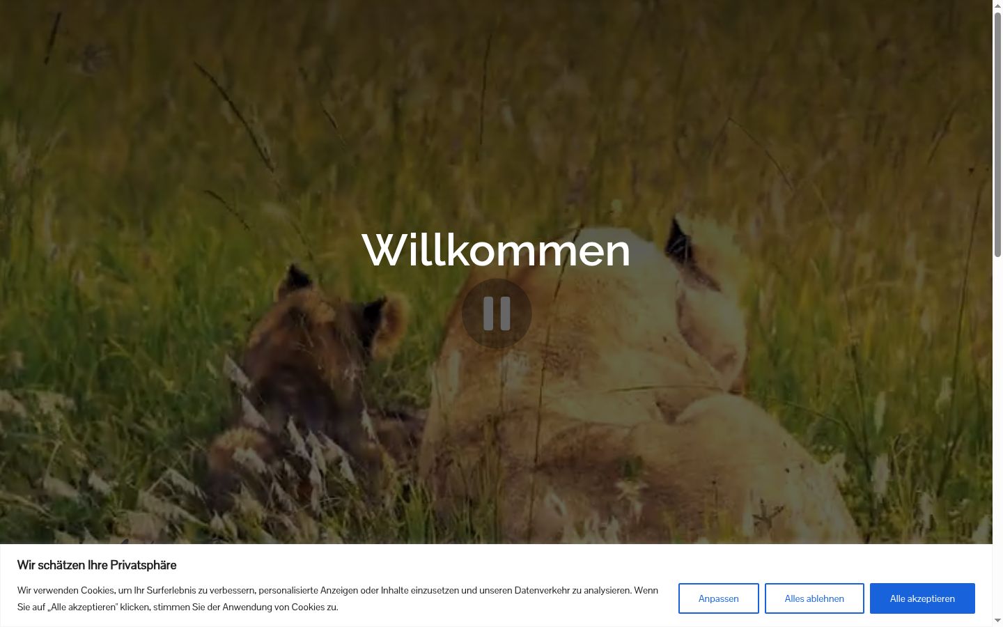 Zrzut ekranu banera zgody wyświetlanego przed jakąkolwiek interakcją