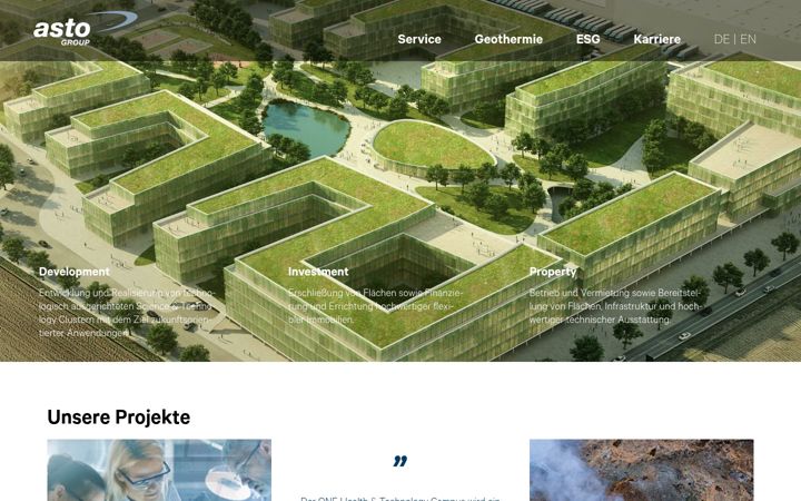 Képernyőkép: astogroup.de