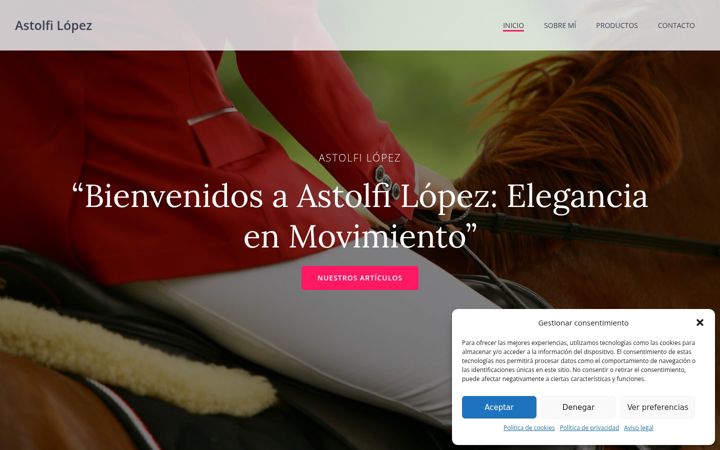 Screenshot of astolfilopez.com