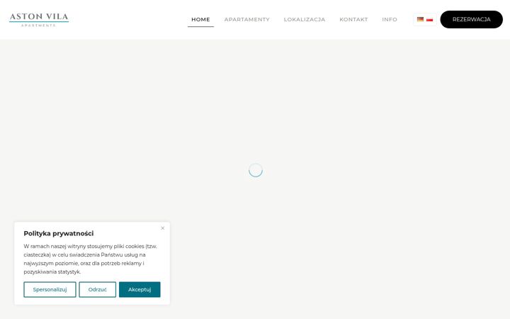 Screenshot of aston-vila-apartments.pl
