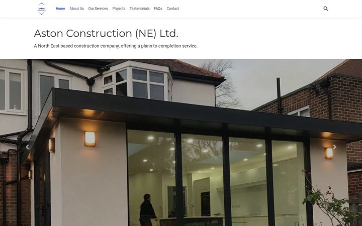 Captura de ecrã de astonconstruction-ne.co.uk