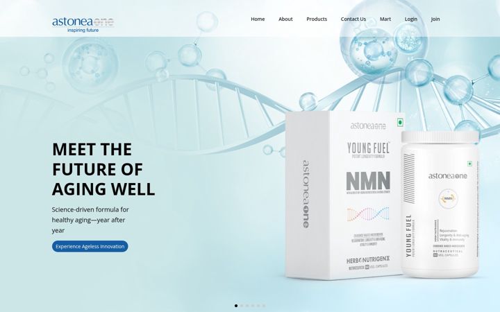 Screenshot of astoneaone.com