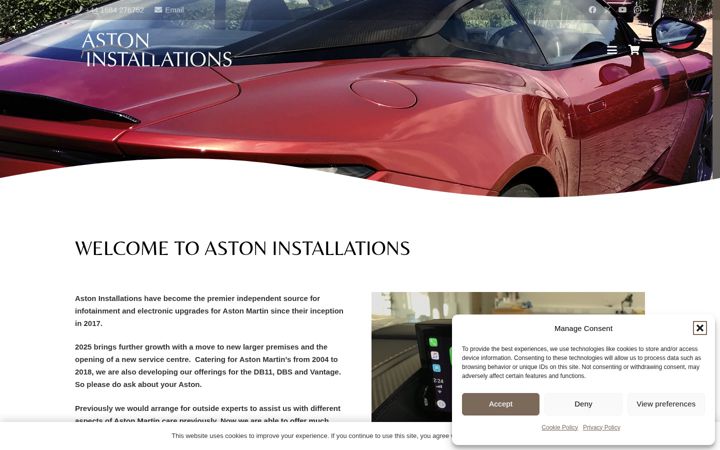 Screenshot of astoninstallations.com