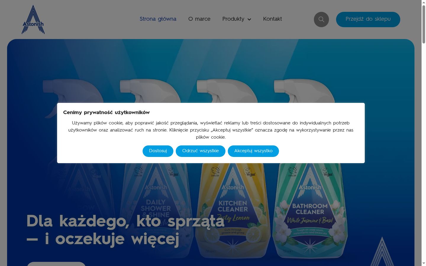 Ekrānuzņēmums ar piekrišanas baneri, kas tika rādīts pirms jebkādas mijiedarbības