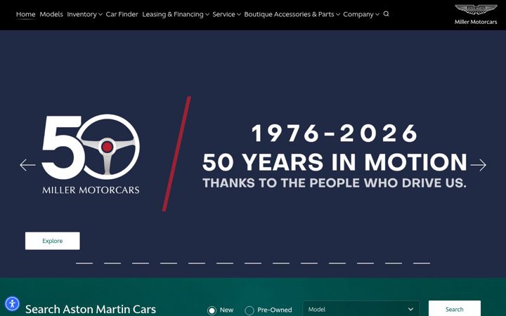 Screenshot of astonmartinofgreenwich.com