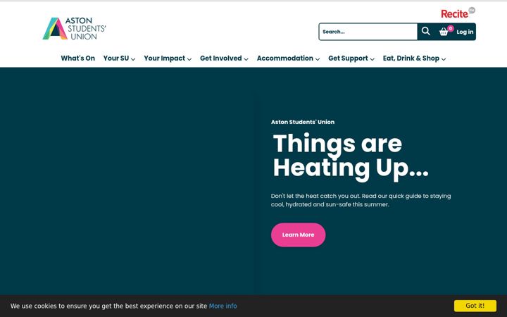 Screenshot of astonsu.com