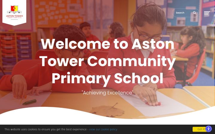 Screenshot of astontowerprimary.co.uk
