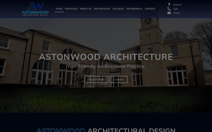 Captura de ecrã de astonwooddesign.co.uk