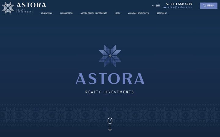 Screenshot of astora.hu