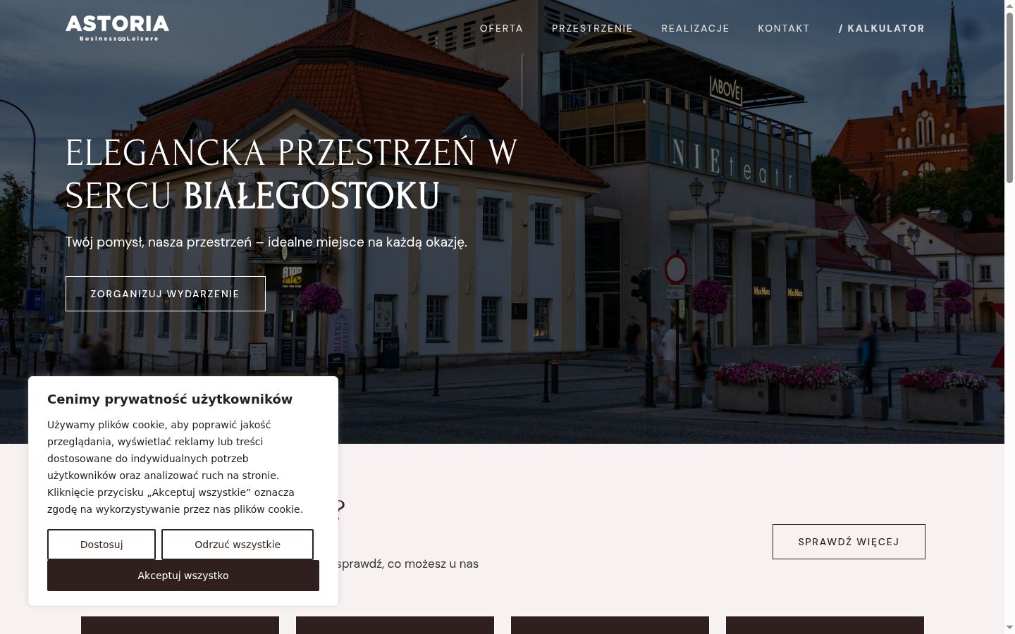 Képernyőkép a bármilyen interakció előtt megjelenő hozzájárulási bannerről