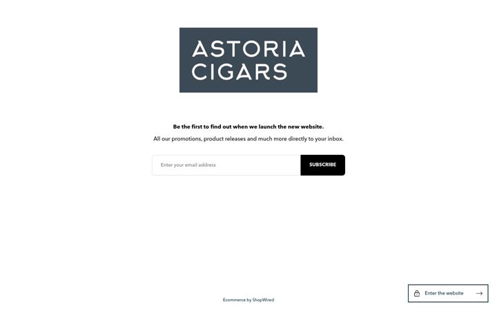 Screenshot of astoriacigars.co.uk