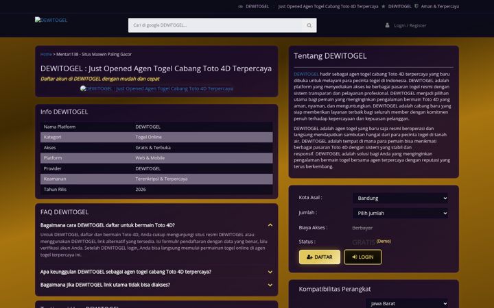 Screenshot of astoriadancecentre.com