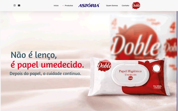 Snimka zaslona za astoriapapeis.com.br