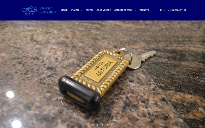 Screenshot of astoriaviareggio.it