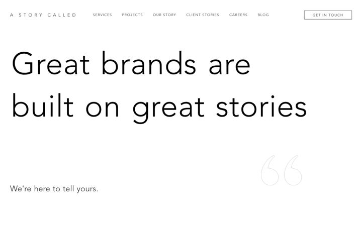 Screenshot of astorycalled.co.uk