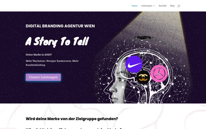 Screenshot of astorytotell.at