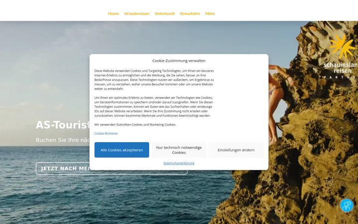 Skjermbilde av astouristik.de
