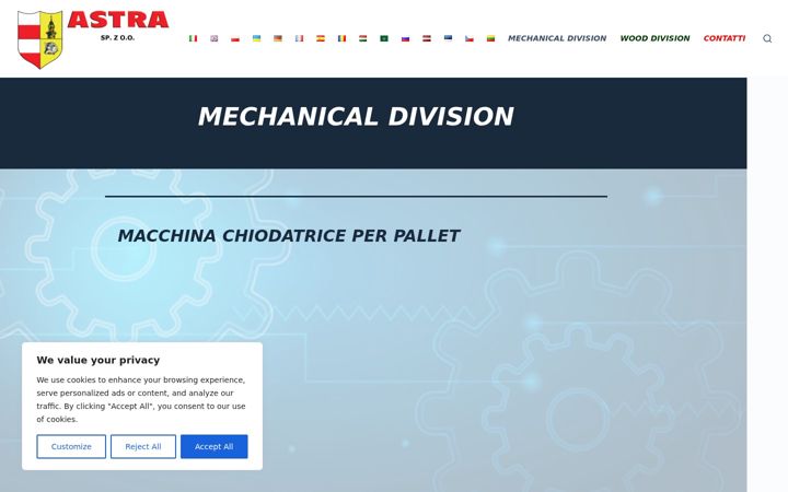 Screenshot von astra-mechanical.pl