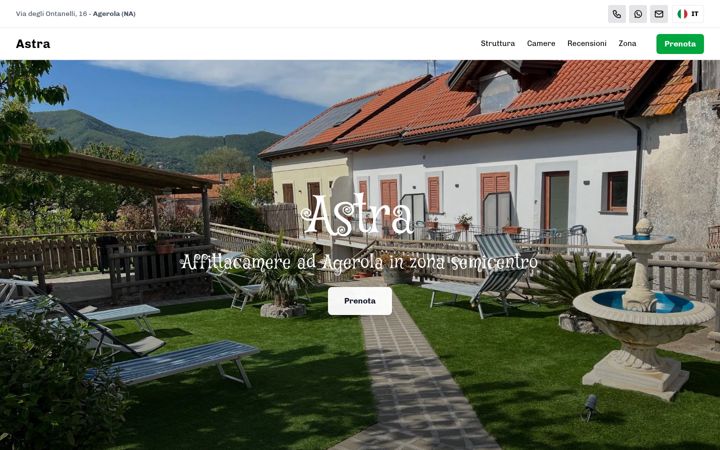 Screenshot of astra-rooms.it