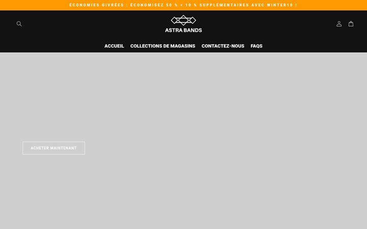 Screenshot of astrabands.fr