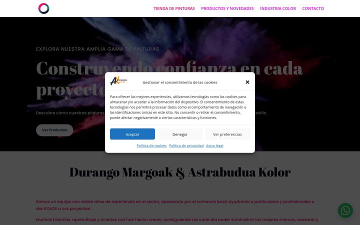 Screenshot of astrabuduakolor.com