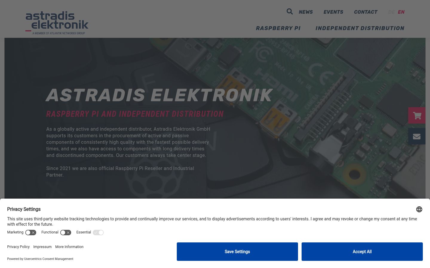 Screenshot του banner συγκατάθεσης που εμφανίστηκε πριν από οποιαδήποτε αλληλεπίδραση