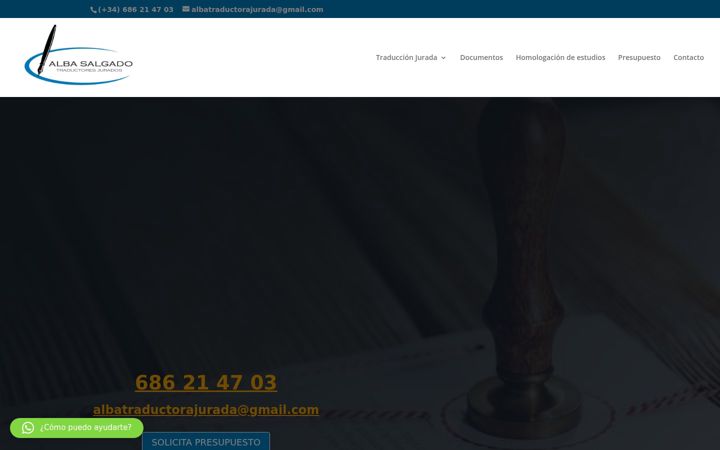 Posnetek zaslona astraductorjurado.com