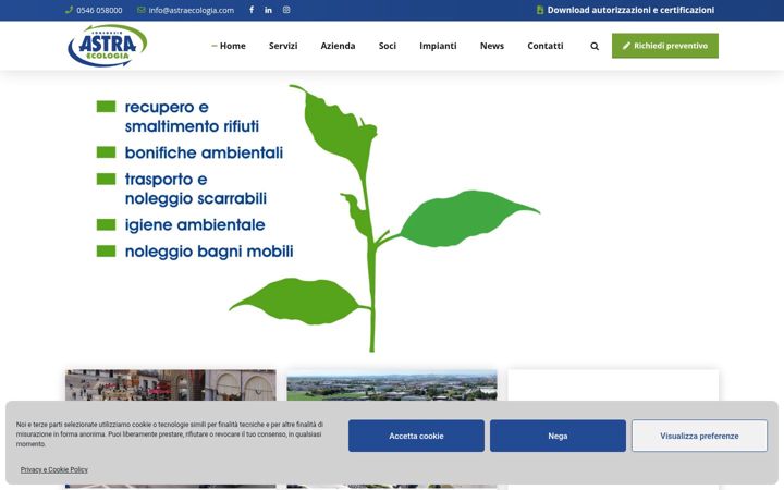 Screenshot of astraecologia.com