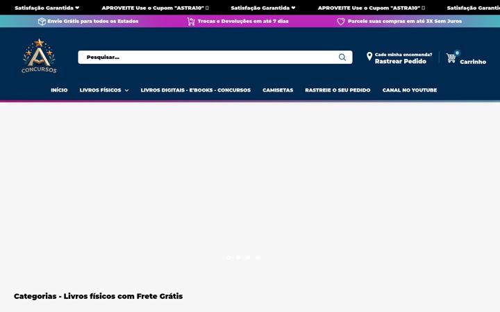 Screenshot of astraeduca.com.br