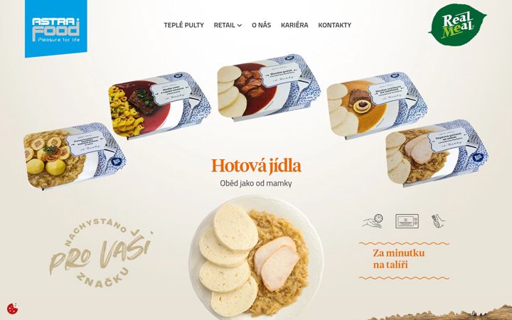 Screenshot of astrafood.cz