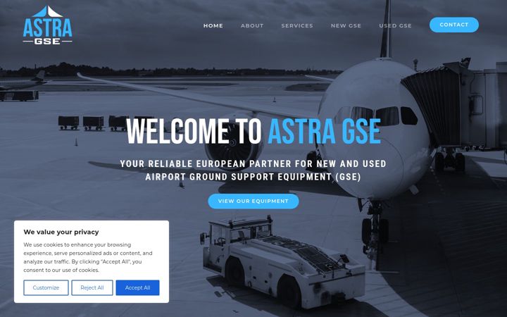 Posnetek zaslona astragse.com