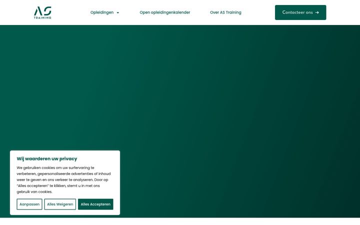 Screenshot of astraining.be