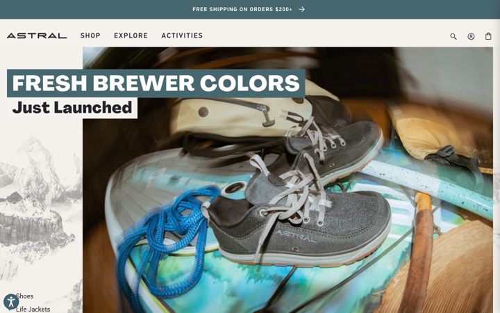 Screenshot of astraldesigns.com