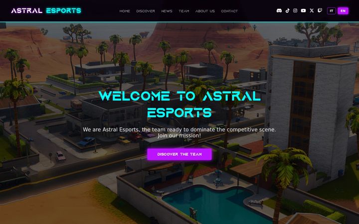 Screenshot of astralesports.eu