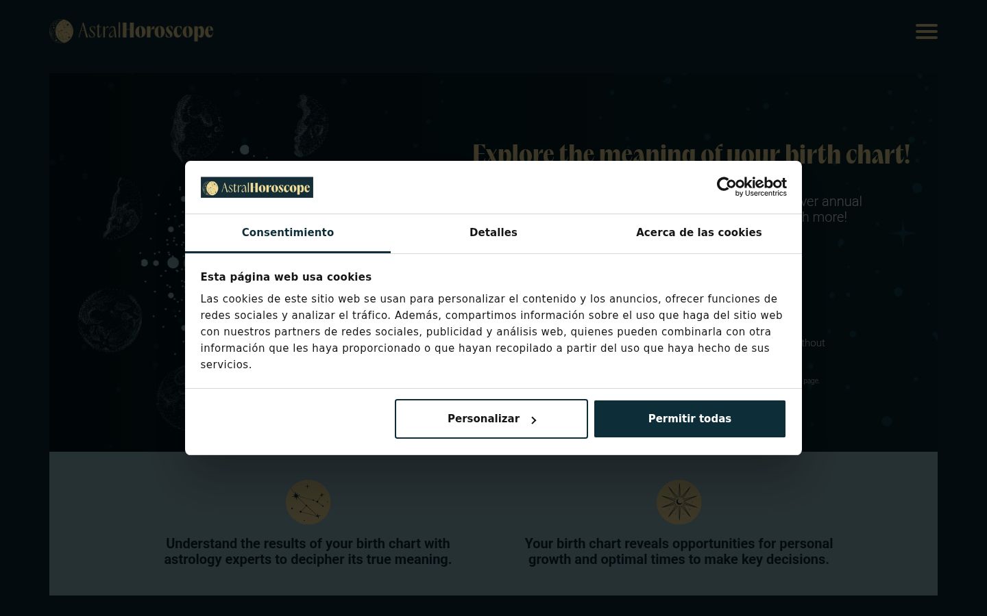 Screenshot tal-banner tal-kunsens muri qabel kwalunkwe interazzjoni