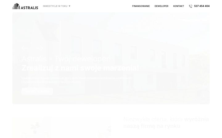 Screenshot of astralis.pl