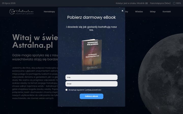 Screenshot of astralna.pl