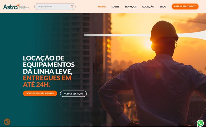 Snimka zaslona za astralocadora.com.br